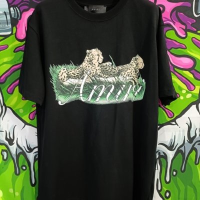 AMIRI CHEETAH LOGO T-SHIRT