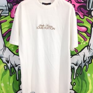 LOUIS VUITTON MOCKNECK WHITE T-SHIRT